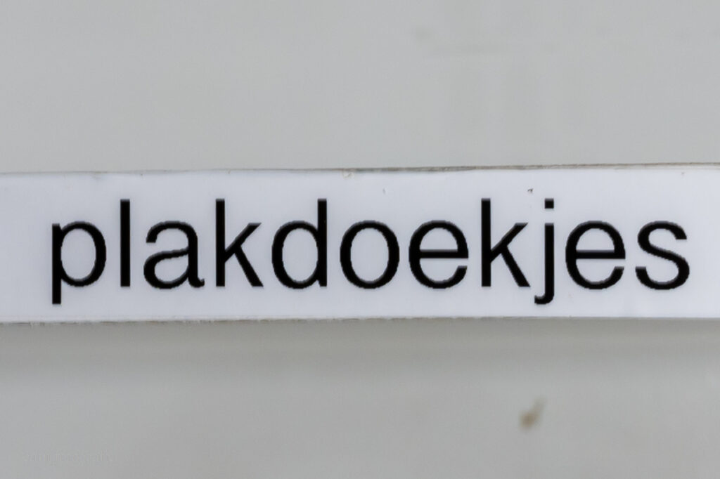 Alles had zijn plek.