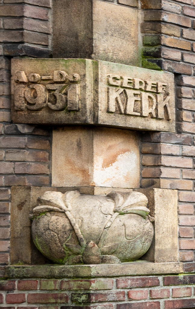 Detail gereformeerde kerk