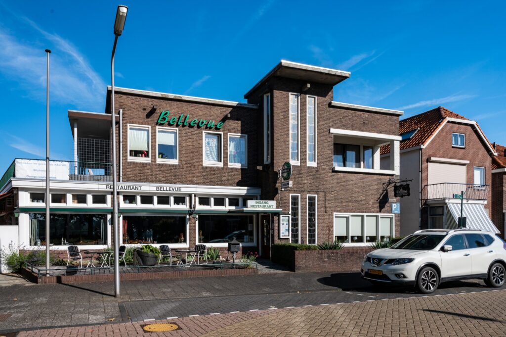 Merwestraat 55. Restaurant Bellevue 1929