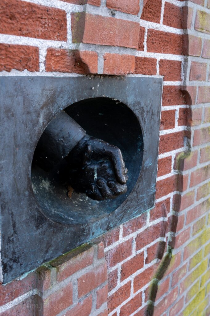 Gorinchem – detail van de vestingwal.