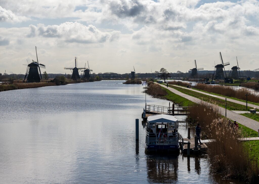 Een blik over het water.