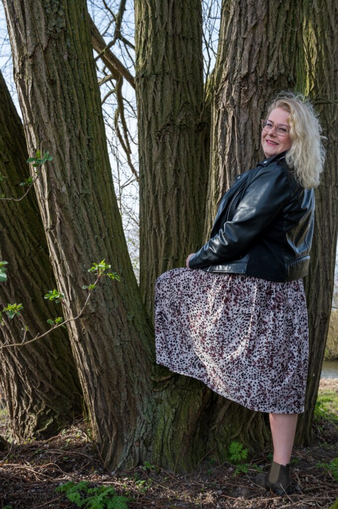 Tussen de bomen