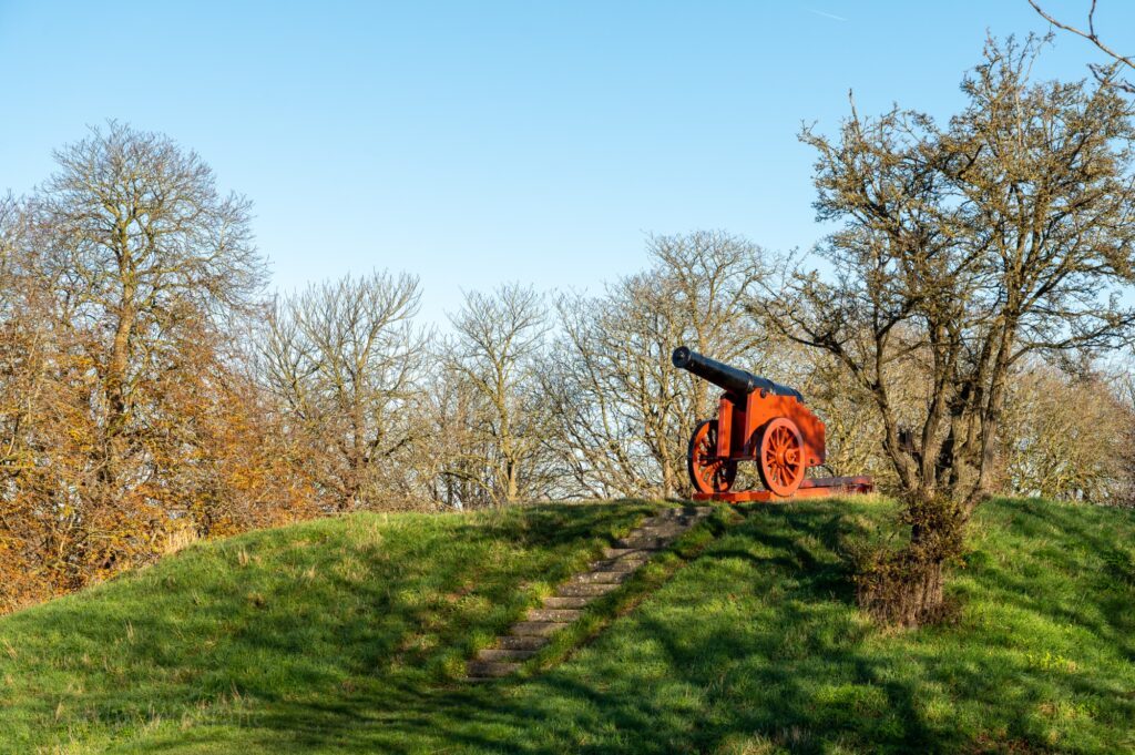 Gorinchem – kanon op de vestingwal.