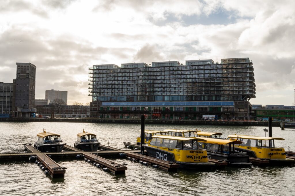 De Rotterdamse watertaxi.