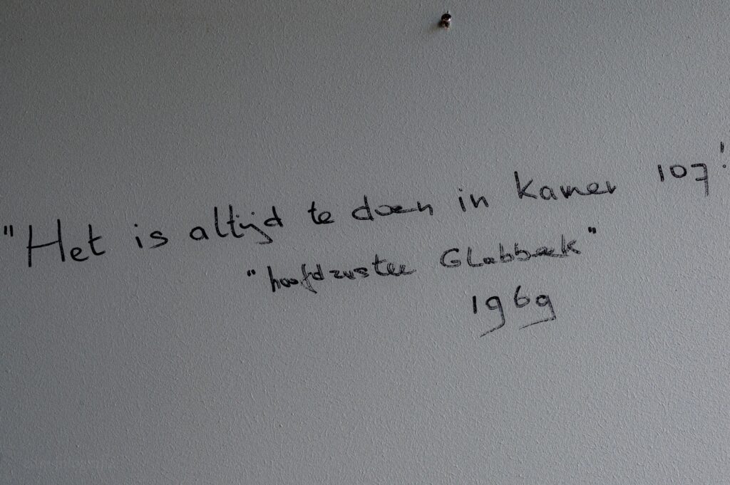 Een boodschap uit het verleden.