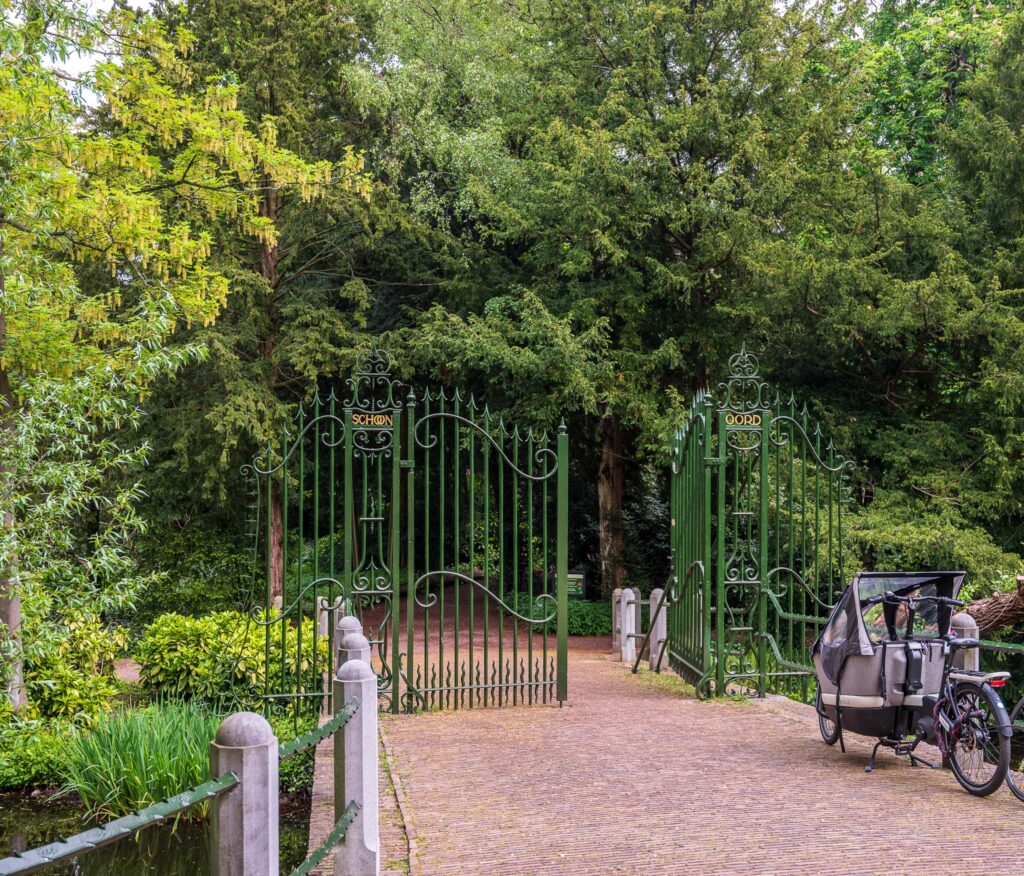 De poort naar de tuin.